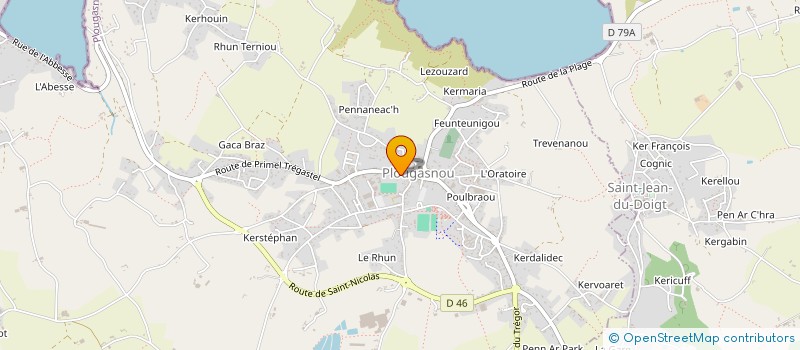 localisation de l'entreprise MADAME CLOTILDE BELIN  PLOUGASNOU