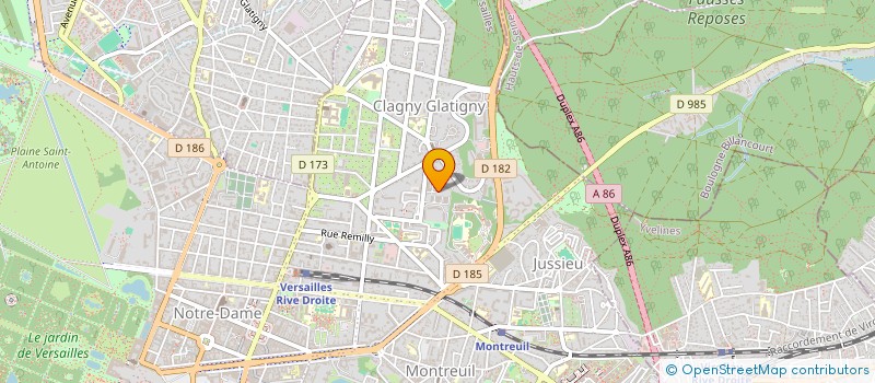 localisation de l'entreprise MADAME CLOTILDE BELLEC à VERSAILLES