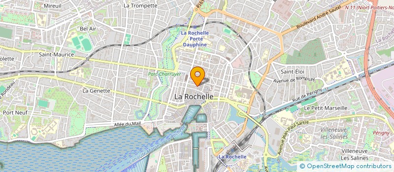 localisation de l'entreprise MADAME CLOTILDE BERTET  LA ROCHELLE