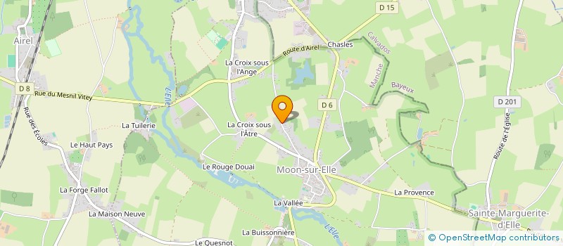 localisation de l'entreprise MADAME CLOTILDE BETEMPS  MOON-SUR-ELLE