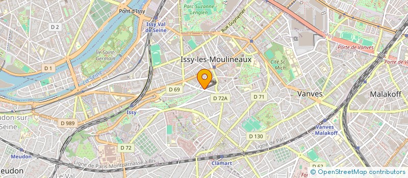 localisation de l'entreprise MADAME CLOTILDE BICLET  ISSY-LES-MOULINEAUX