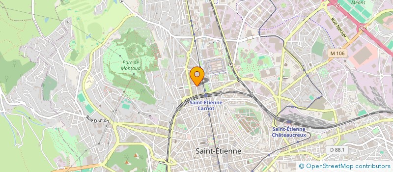 localisation de l'entreprise MADAME CLOTILDE BIOTTEAU  SAINT-ETIENNE