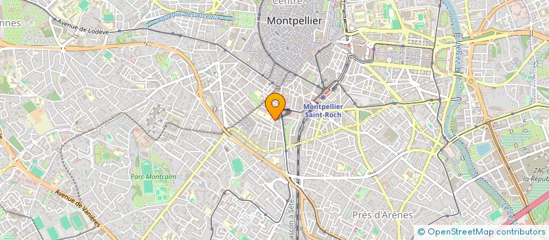 localisation de l'entreprise MADAME CLOTILDE BOUCHARLAT DE CHAZOTTE à MONTPELLIER