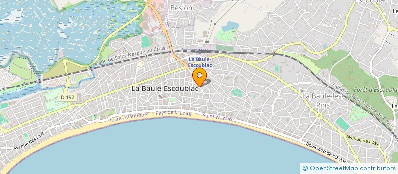 localisation de l'entreprise MADAME CLOTILDE BOUGANT à LA BAULE-ESCOUBLAC
