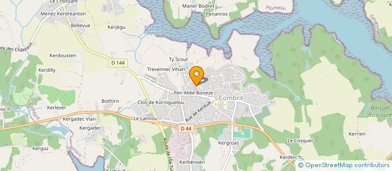 localisation de l'entreprise MADAME CLOTILDE BRETON  COMBRIT