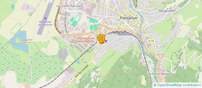 localisation de l'entreprise MADAME CLOTILDE BRULPORT à PONTARLIER
