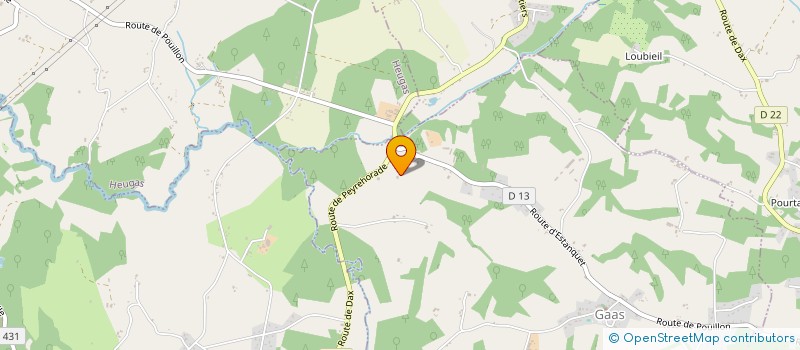 localisation de l'entreprise MADAME CLOTILDE BUR  GAAS