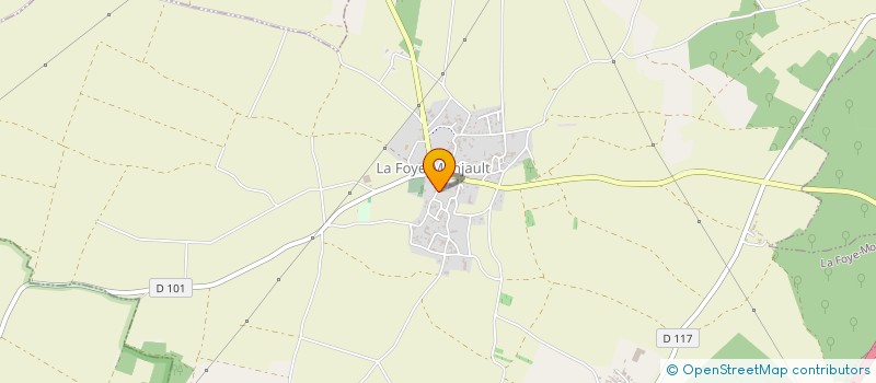 localisation de l'entreprise MADAME CLOTILDE BUTRE  LA FOYE-MONJAULT