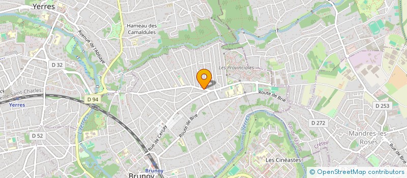 localisation de l'entreprise MADAME CLOTILDE CARON  BRUNOY