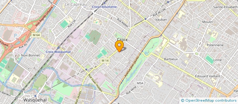 localisation de l'entreprise MADAME CLOTILDE CARRON à CROIX
