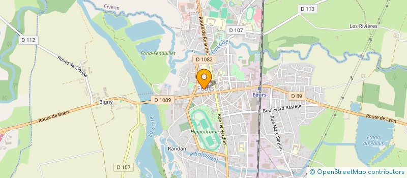 localisation de l'entreprise MADAME CLOTILDE CHAFFRAIX  FEURS