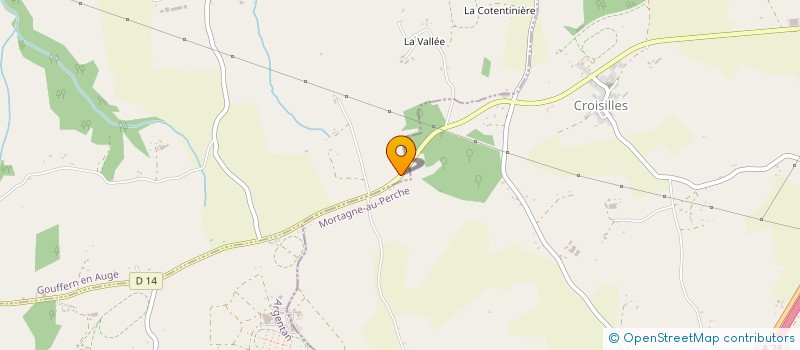 localisation de l'entreprise MADAME CLOTILDE CHAUVELON à GOUFFERN EN AUGE