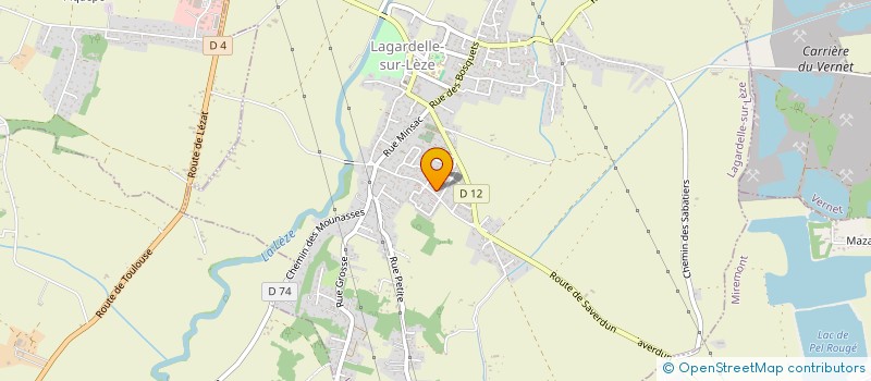 localisation de l'entreprise MADAME CLOTILDE COIGNARD à LAGARDELLE-SUR-LEZE
