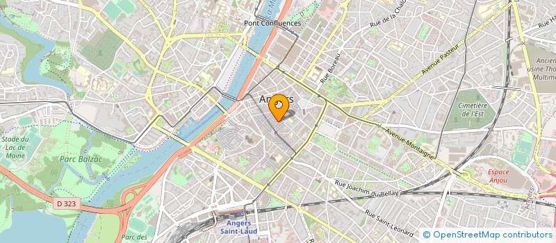 localisation de l'entreprise MADAME CLOTILDE COPIN  ANGERS