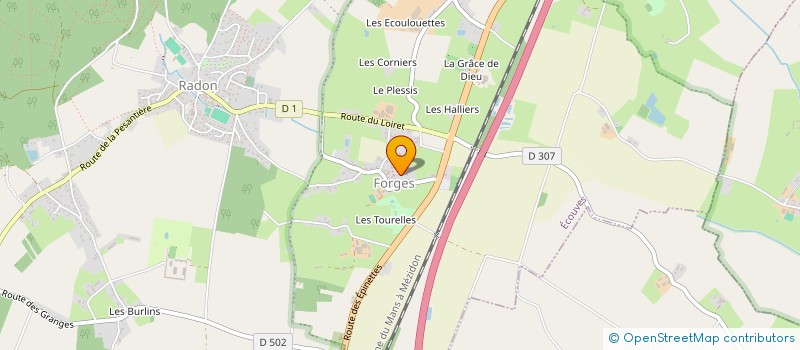 localisation de l'entreprise MADAME CLOTILDE COTARD à LARRE