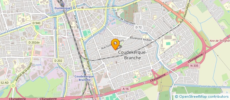 localisation de l'entreprise MADAME CLOTILDE CRASKE  COUDEKERQUE-BRANCHE