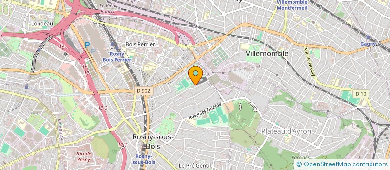 localisation de l'entreprise MADAME CLOTILDE CRONEMBERGER SOARES à ROSNY-SOUS-BOIS