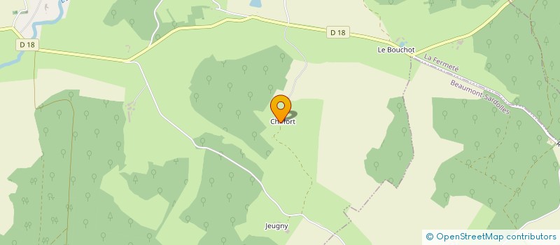 localisation de l'entreprise MADAME CLOTILDE D ANDIGNE à LA FERMETE