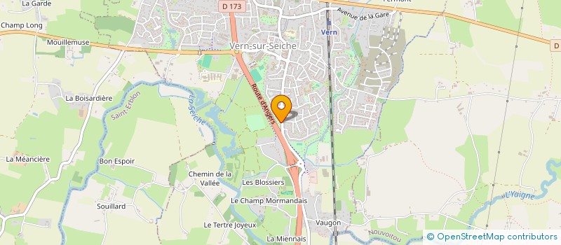 localisation de l'entreprise MADAME CLOTILDE DELONGLEE à VERN-SUR-SEICHE