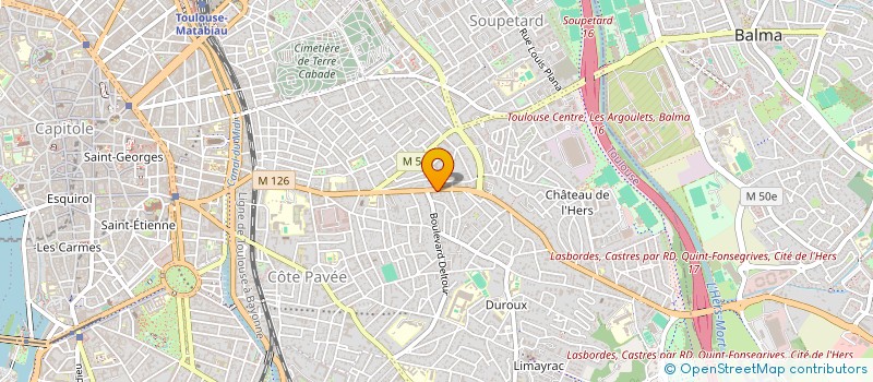 localisation de l'entreprise MADAME CLOTILDE DU FAYET DE LA TOUR à TOULOUSE