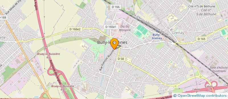 localisation de l'entreprise MADAME CLOTILDE DUPONT  LENS