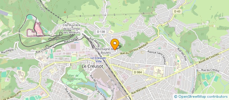 localisation de l'entreprise MADAME CLOTILDE DUPOUY à LE CREUSOT