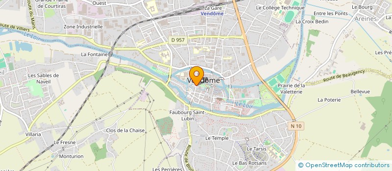 localisation de l'entreprise MADAME CLOTILDE-FLEUR BELLION  VENDOME