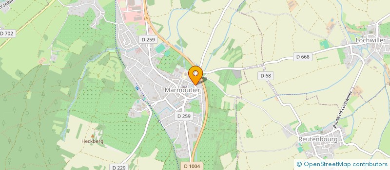 localisation de l'entreprise MADAME CLOTILDE GARNIER  MARMOUTIER