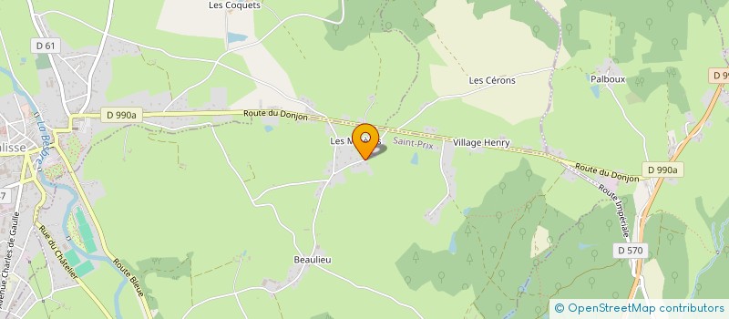 localisation de l'entreprise MADAME CLOTILDE GAZIELLY  SAINT-PRIX