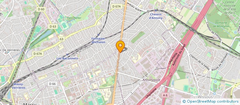 localisation de l'entreprise MADAME CLOTILDE GIRAC à ANTONY