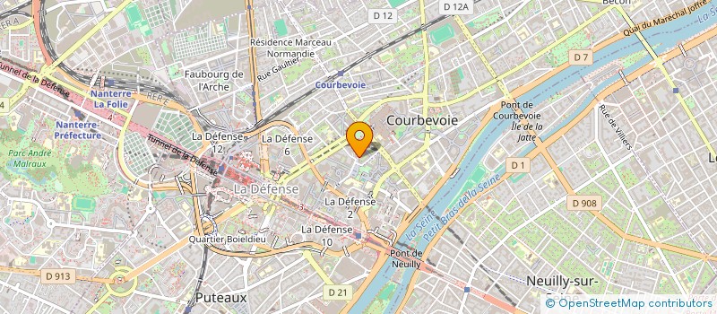 localisation de l'entreprise MADAME CLOTILDE GOUZY  COURBEVOIE