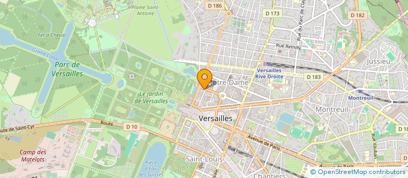localisation de l'entreprise MADAME CLOTILDE GRIFFON à VERSAILLES