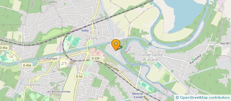 localisation de l'entreprise MADAME CLOTILDE GUERIN à ESBLY