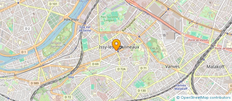 localisation de l'entreprise MADAME CLOTILDE GUIBE à ISSY-LES-MOULINEAUX