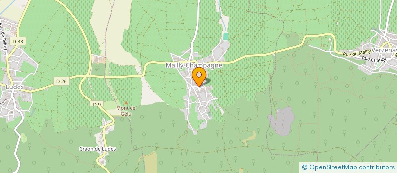 localisation de l'entreprise MADAME CLOTILDE GUIET  MAILLY-CHAMPAGNE