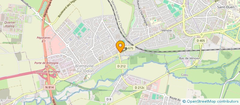 localisation de l'entreprise MADAME CLOTILDE GUINEBAULT  BRETTEVILLE-SUR-ODON