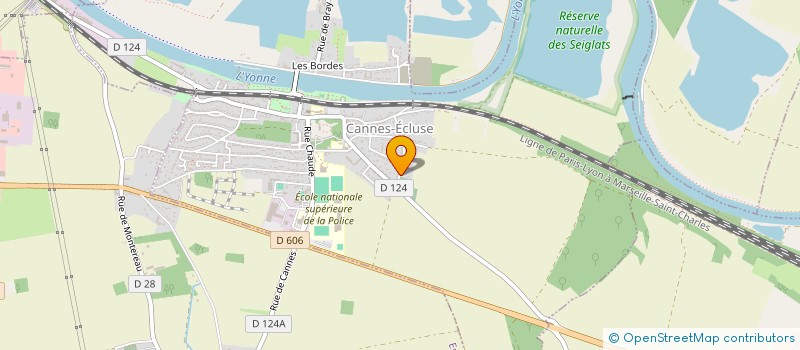 localisation de l'entreprise MADAME CLOTILDE HENNEQUIN  CANNES-ECLUSE