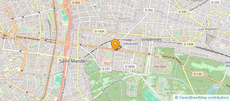 localisation de l'entreprise MADAME CLOTILDE HOUDARD à VINCENNES