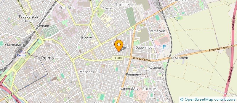 localisation de l'entreprise MADAME CLOTILDE HOUDELET  REIMS