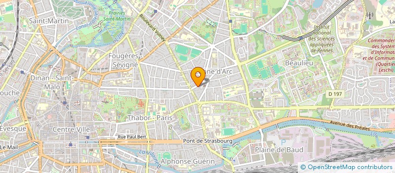localisation de l'entreprise MADAME CLOTILDE HUET à RENNES