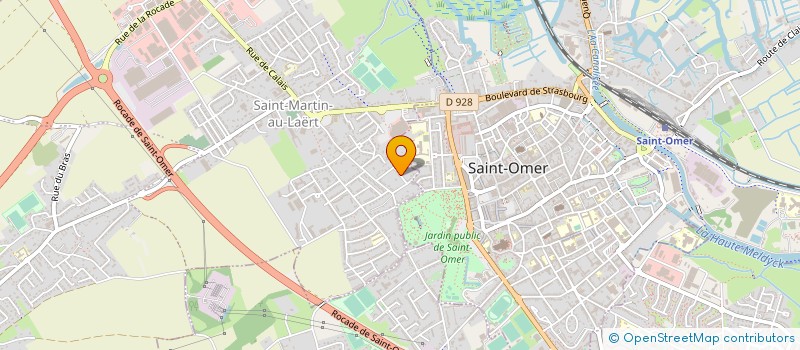 localisation de l'entreprise MADAME CLOTILDE HUMBERT  SAINT-MARTIN-LEZ-TATINGHEM