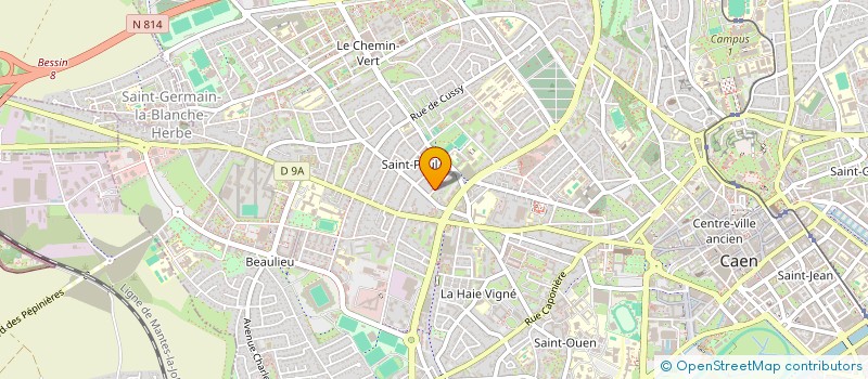 localisation de l'entreprise MADAME CLOTILDE HURIER à CAEN