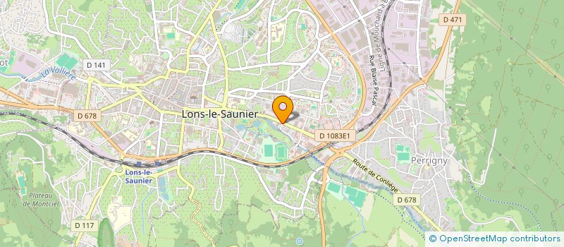 localisation de l'entreprise MADAME CLOTILDE ISENSCHMID à LONS-LE-SAUNIER