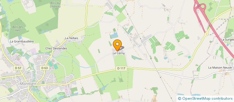 localisation de l'entreprise MADAME CLOTILDE JAUSIONS  MONTBERT