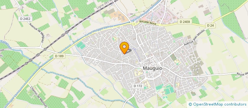 localisation de l'entreprise MADAME CLOTILDE JEAN  MAUGUIO