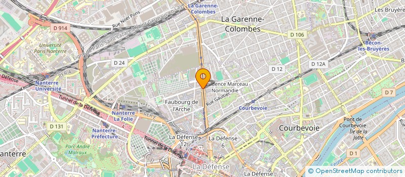 localisation de l'entreprise MADAME CLOTILDE LAPLACE à COURBEVOIE