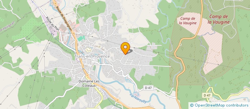 localisation de l'entreprise MADAME CLOTILDE LARGILLIER à TRANS-EN-PROVENCE