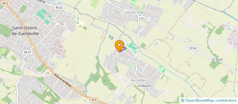 localisation de l'entreprise MADAME CLOTILDE LE HOUELLEUR  AUZIELLE