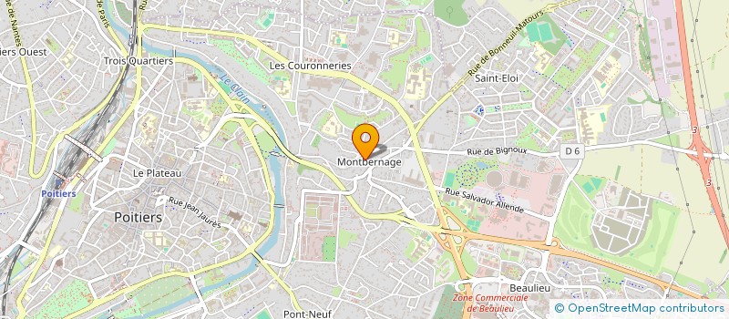 localisation de l'entreprise MADAME CLOTILDE LE MOUEL à POITIERS