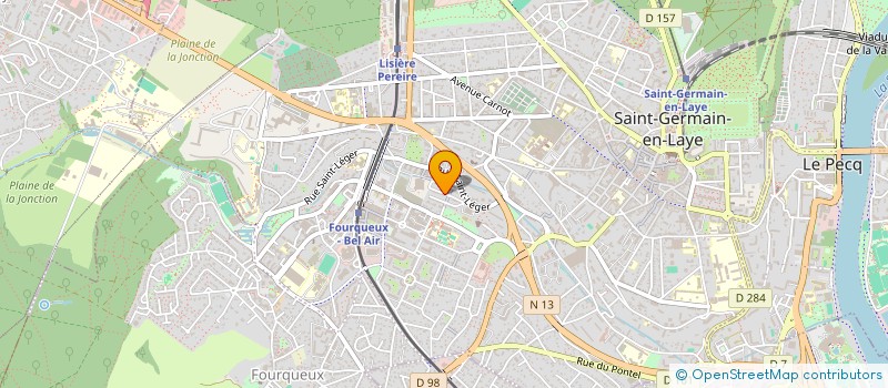 localisation de l'entreprise MADAME CLOTILDE LEBAS  SAINT-GERMAIN-EN-LAYE